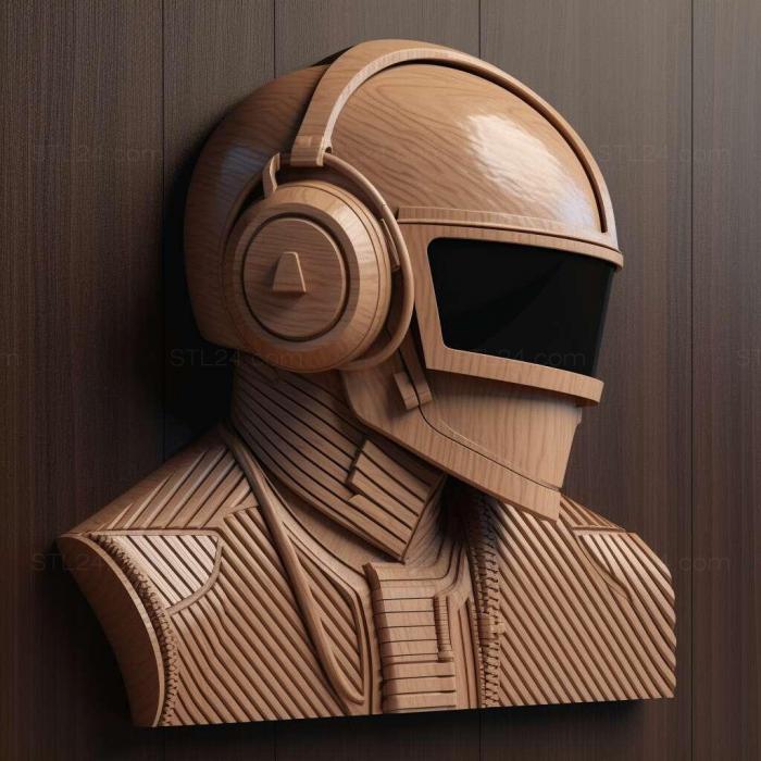 Games (daft punk 3, GAMES_36099) 3D models for cnc